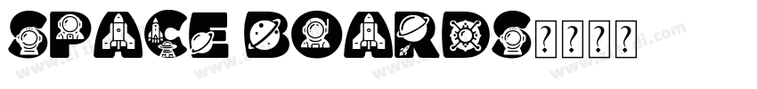 SPACE BOARDS字体转换